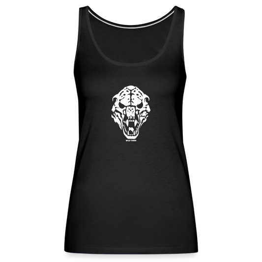 Wild Tiger Skull Tank Top - Schwarz