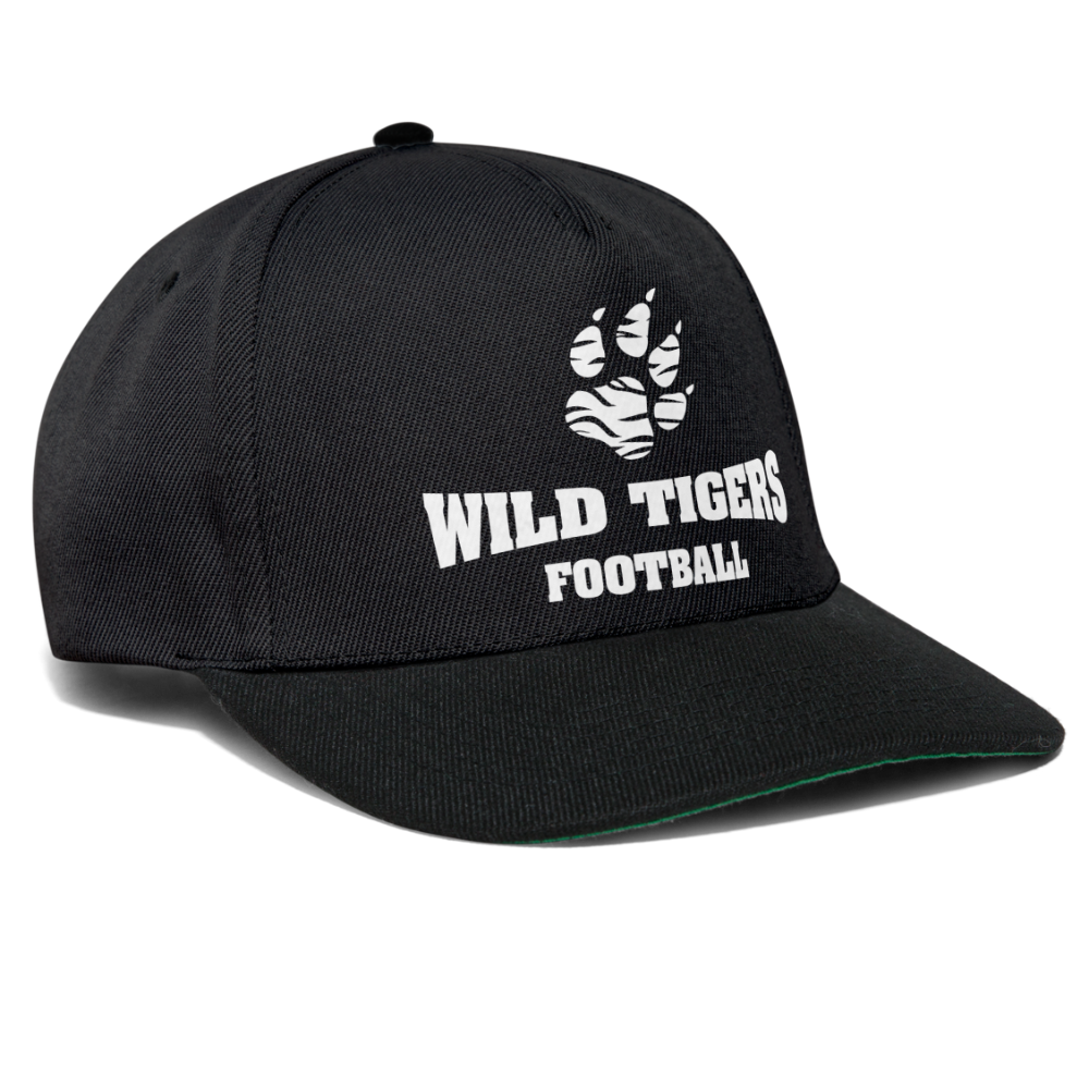 Wild Tigers Snapback Cap - Schwarz/Schwarz