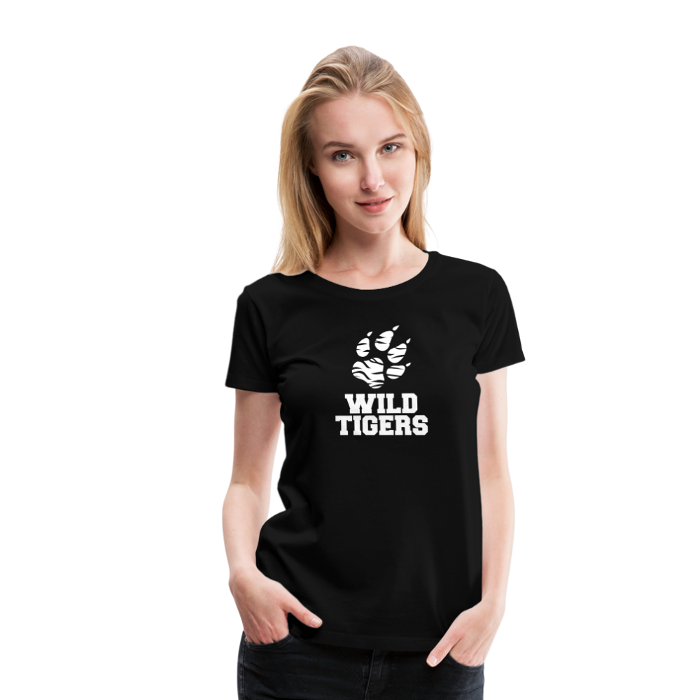 Frauen Premium T-Shirt Wild Tigers - Schwarz