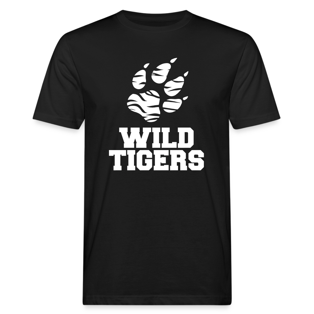 Männer Bio-T-Shirt WILD TIGERS OFFICIAL FAN GEAR - Schwarz