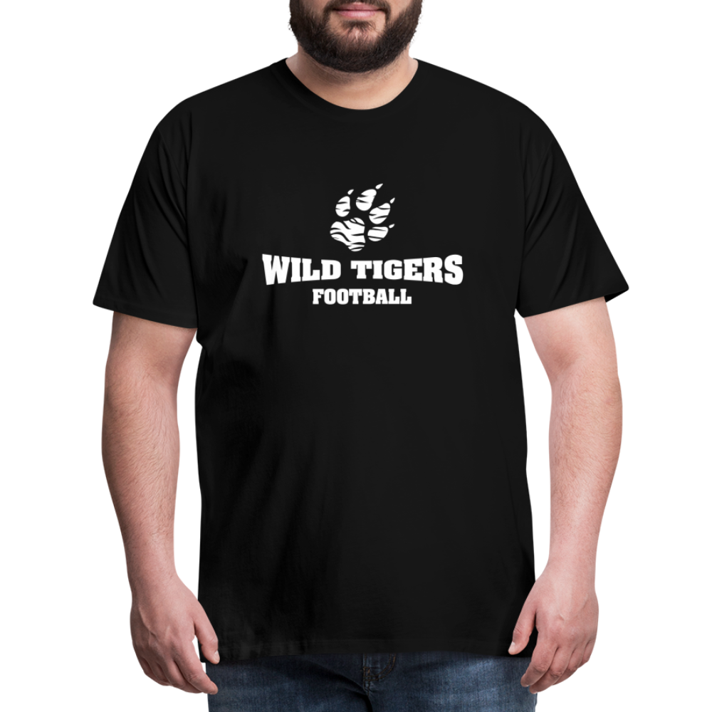 Männer Premium T-Shirt Wild Tigers Football - Schwarz