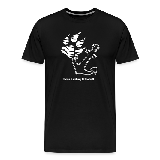 Männer Premium T-Shirt Anker - Schwarz